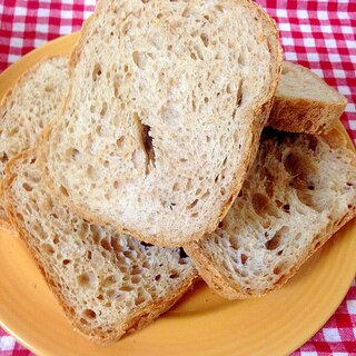 HBで！全粒粉ときな粉の食パン★